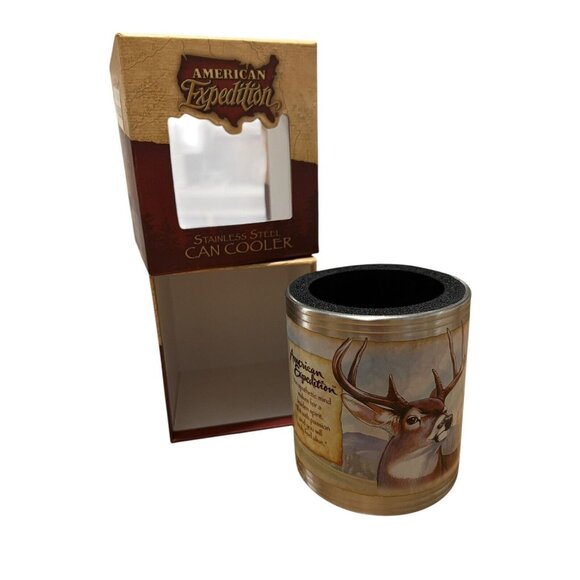 American Expedition Stainless Steel Coffee Mug Whitetail Deer, Gift Deer Hunter - Picture 6 of 16